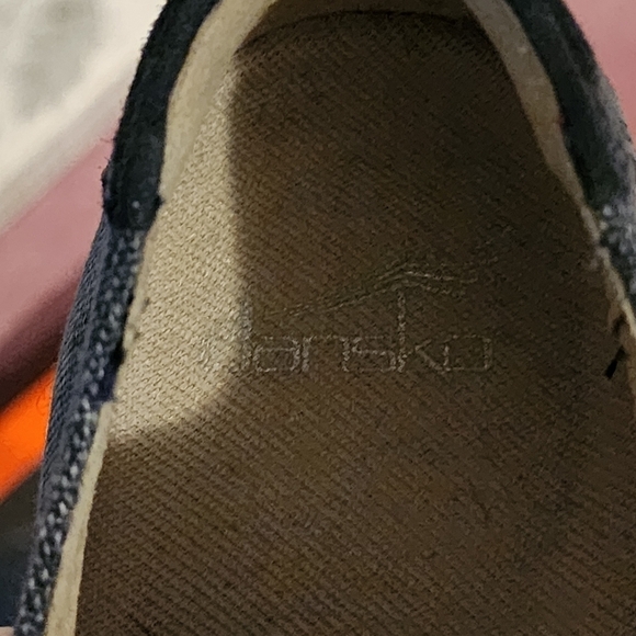 Dansko Blue Olisa Denim Lace Up Canvas Shoes Size EU 37 - Picture 5 of 10